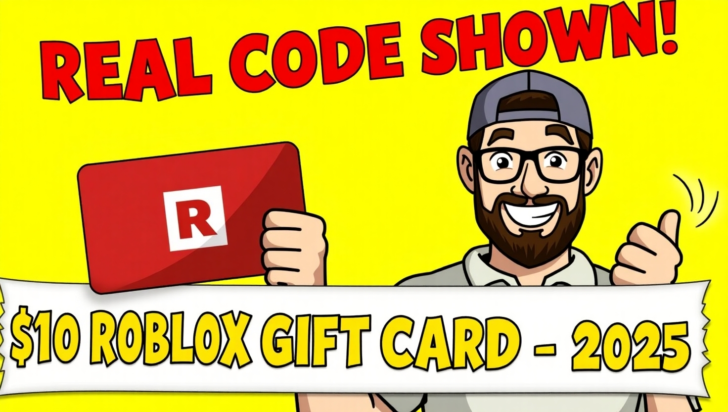 Get Free Roblox Gift Cards – 100% Working Giveaway 2025